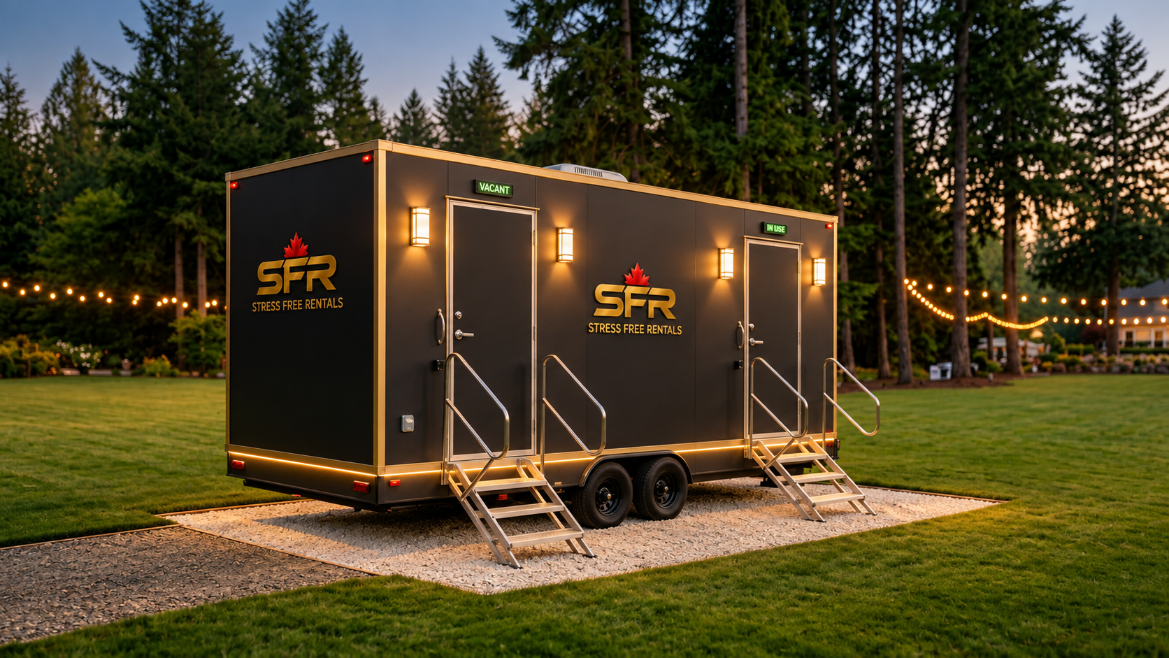 2-Stall Washroom Trailer