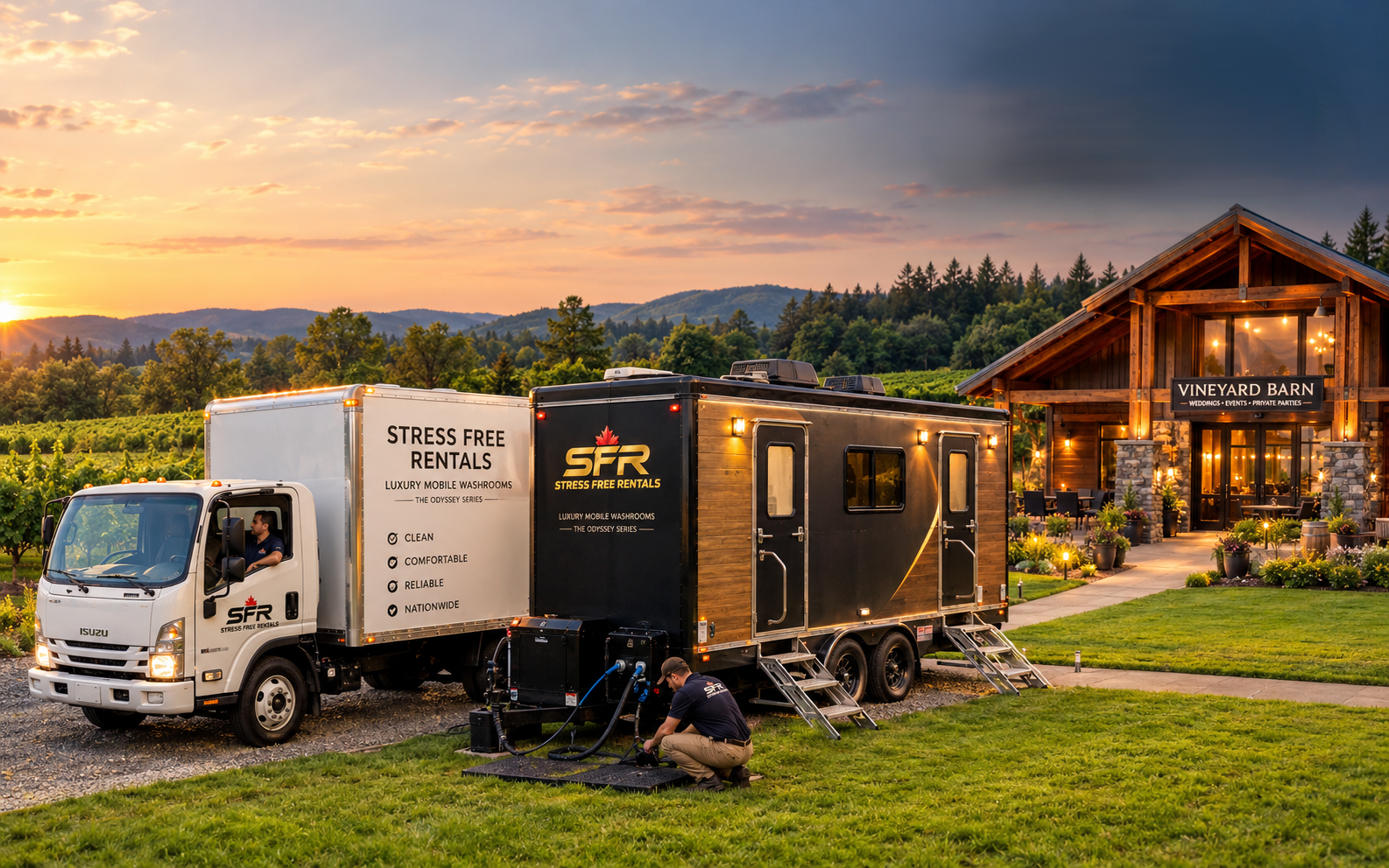 Professional placement protecting venue layout